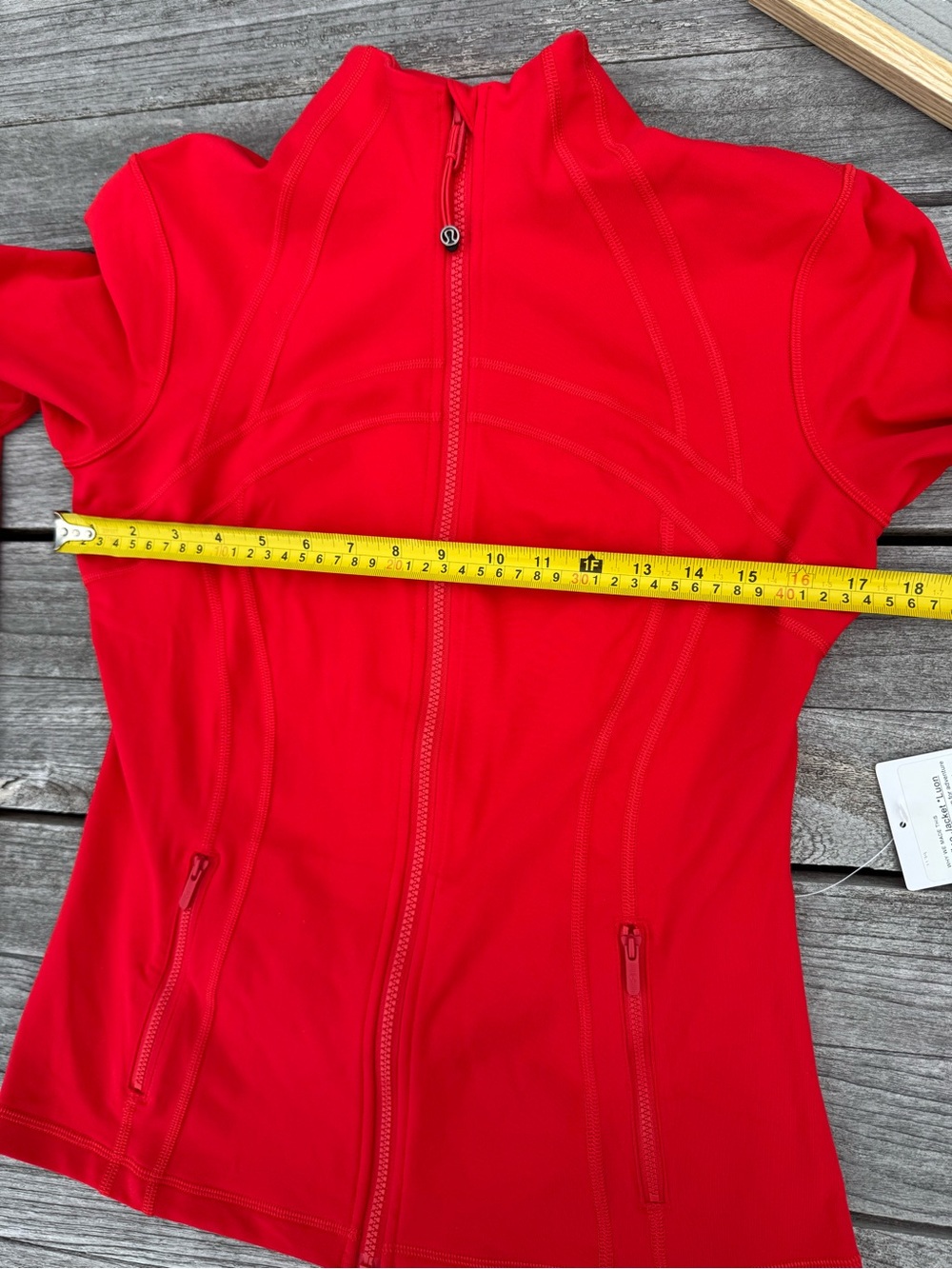 Lululemon Define Jacket Luon True Red NWT SIZE 10 ❤️ RARE - Picture 7 of 10
